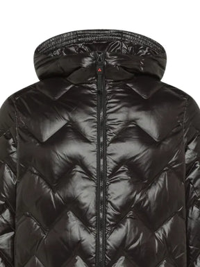Peuterey chevron-quilted hooded coat