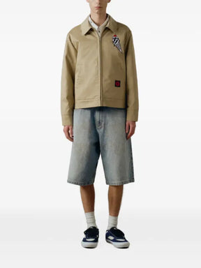 ICECREAM Cone Man zip-up shirt jacket