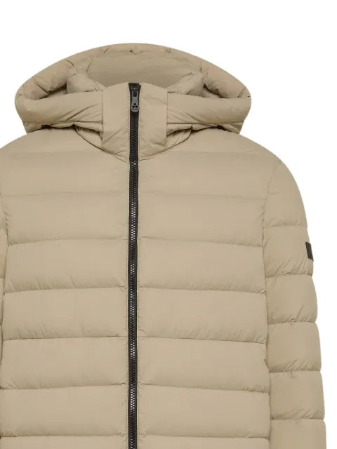 Peuterey logo-patch hooded puffer jacket