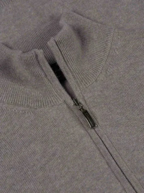 Doriani Cashmere half-zip knitted sweater