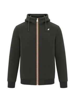 K-Way Rainer logo-patch hooded jacket