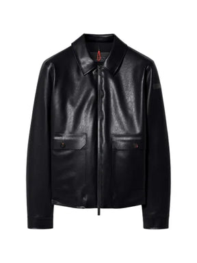 RRD zip-up faux-leather jacket