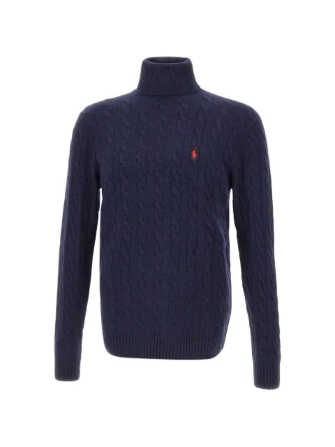Polo Ralph Lauren cable-knit turtleneck sweater