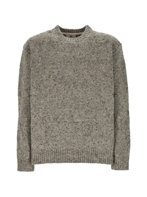 ANERKJENDT basket-weave flecked sweater