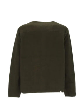ANERKJENDT Aksigurd V-neck patch-pocket overshirt
