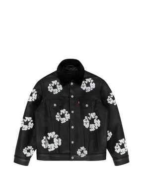 Denim Tears x Levi's Cotton Wreath leather jacket