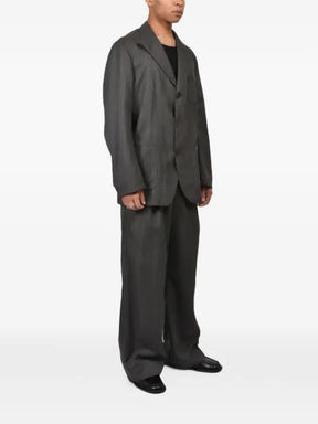 MASU Farmer's pinstripe-pattern blazer 