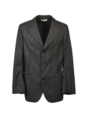 MASU Farmer's pinstripe-pattern blazer 