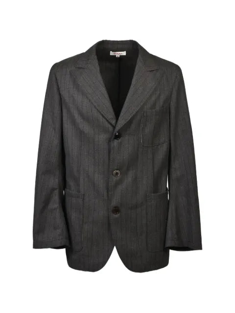 MASU Farmer's pinstripe-pattern blazer 