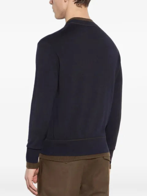 Paolo Pecora layered-detail wool sweater