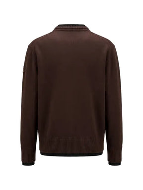 Moncler logo-patch layered-effect sweater