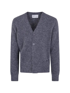 AMI Paris brushed V-neck cardigan