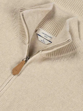 Jacob Cohën quarter-zip knitted sweater
