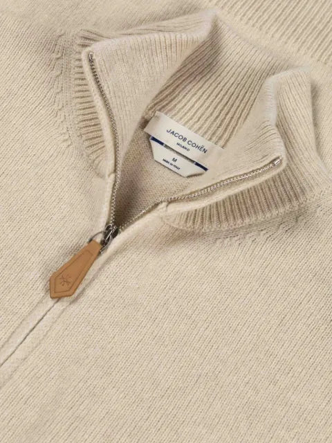 Jacob Cohën quarter-zip knitted sweater
