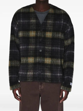 Dr. Denim Julian check-pattern cardigan