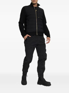 Moose Knuckles quilted front sweater