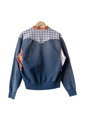 KHOKI patchwork logo-print cardigan