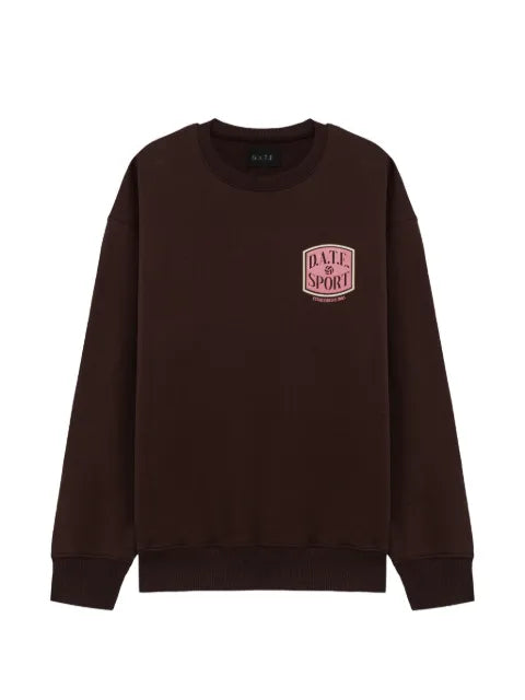 D.A.T.E. logo-patch sweater