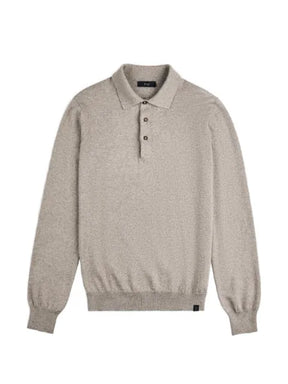 Fay long-sleeve polo sweater