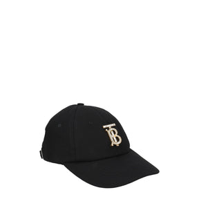 Burberry Black Cotton Baseball Cap
