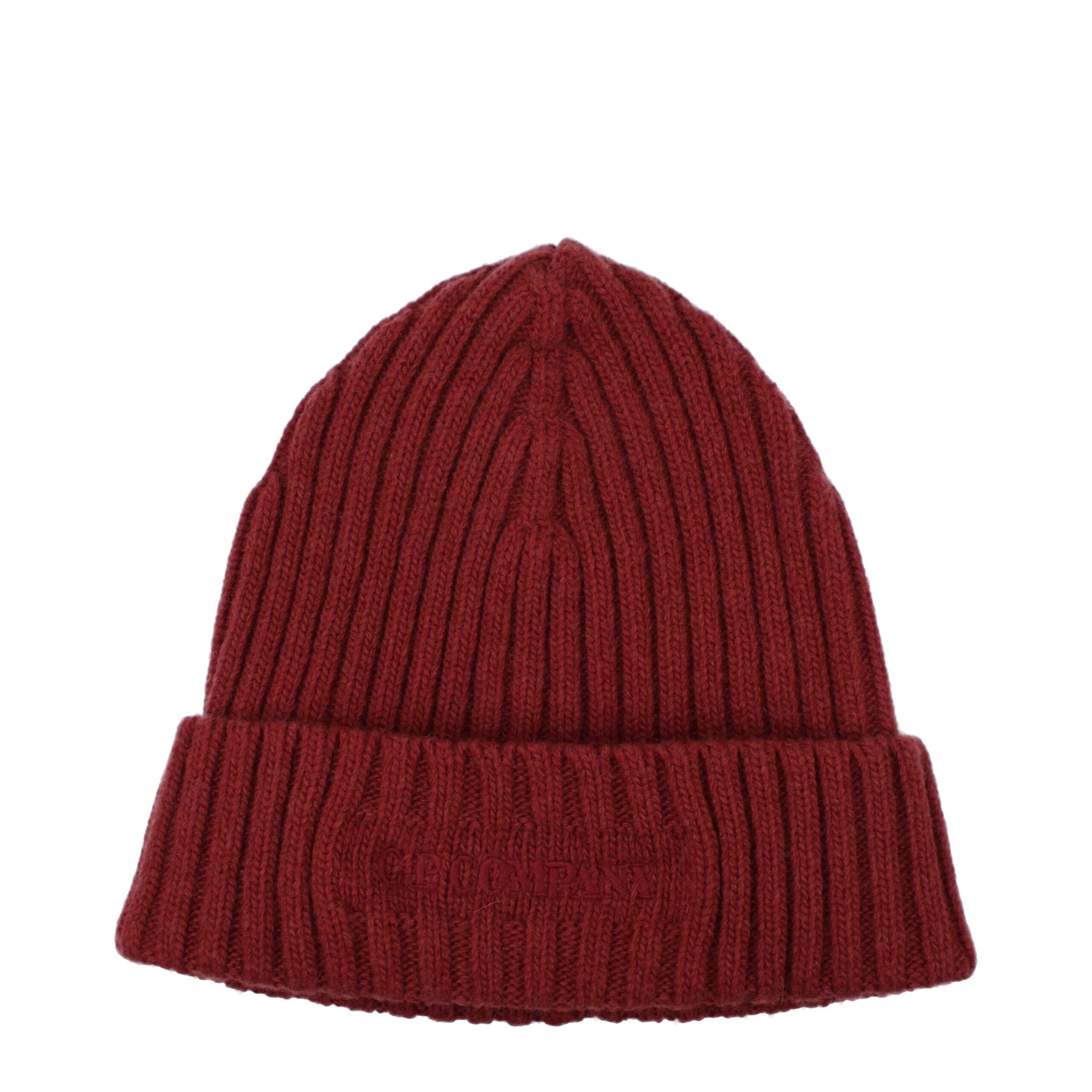 C.P. Company Red Wool Beanie