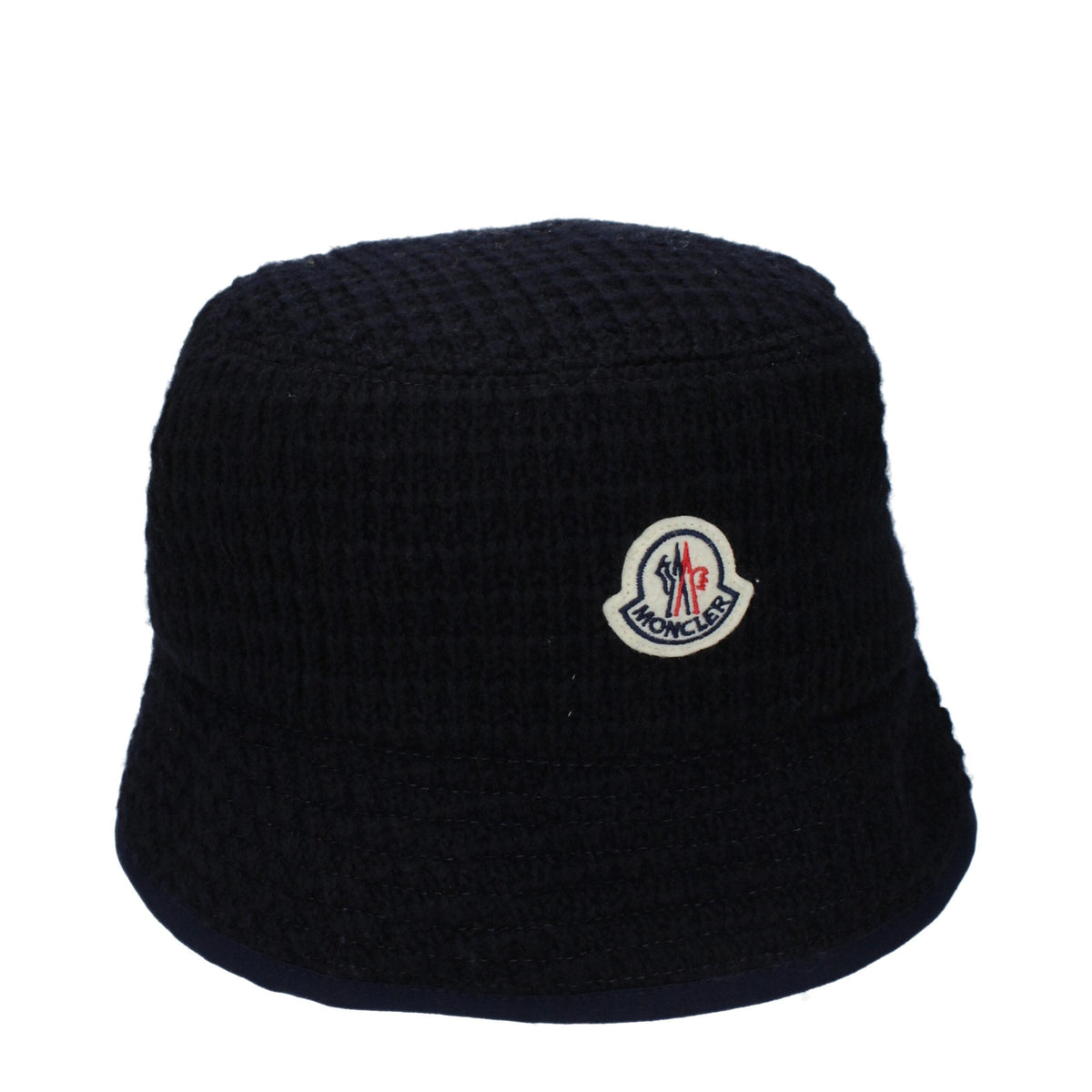 Moncler Blue Wool Bucket Hat