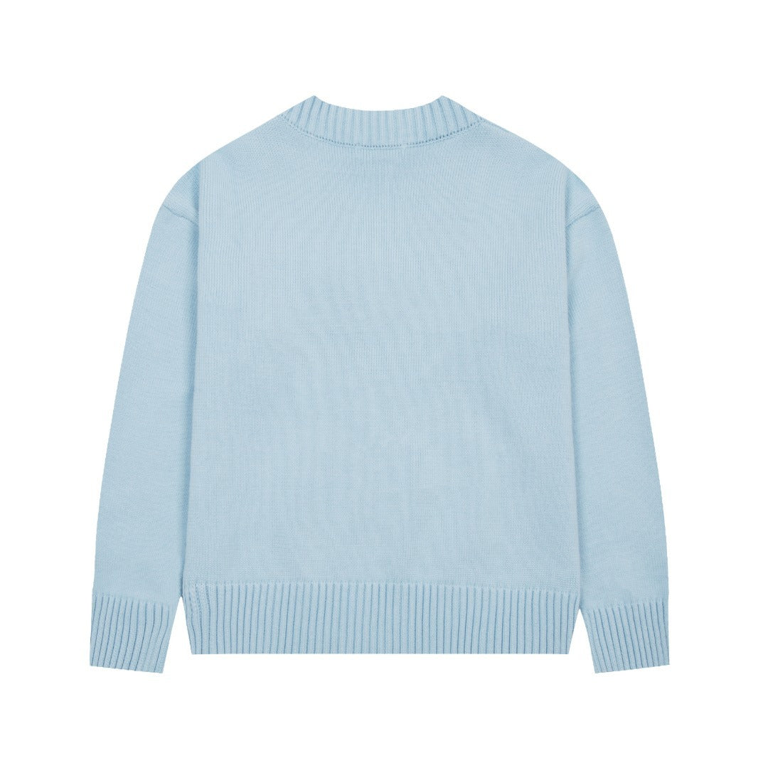 HEART SWEATER BABYBLUE (UNISEX)