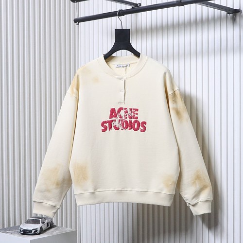 AC Fleece Logo Long-sleeve Beige 2