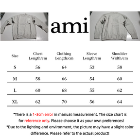 AMI PARiS Heart Sweater Grey 2