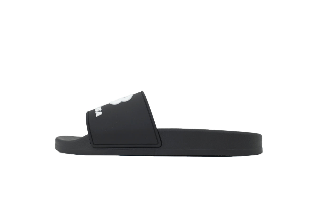 Balenciaga Sandal Rubber Pool Slide Black 2