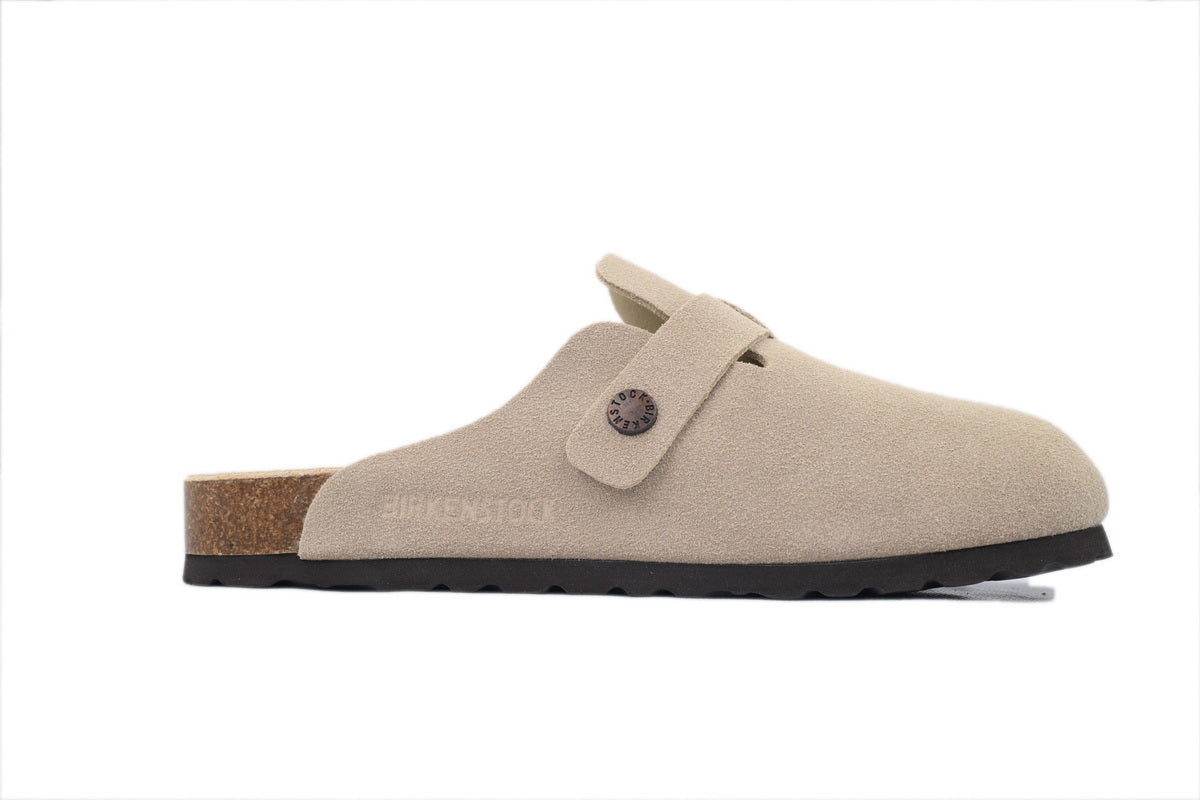 Birkenstock Boston Soft Footbed Suede Apricot 2