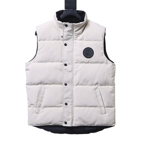 CA Goose Vest Black Label White