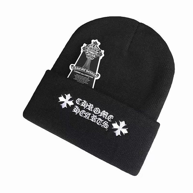 Chrome Hearts Logo Beanie Black 2