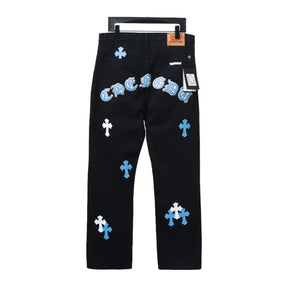 Chrome Hearts Pants Black Blue 2