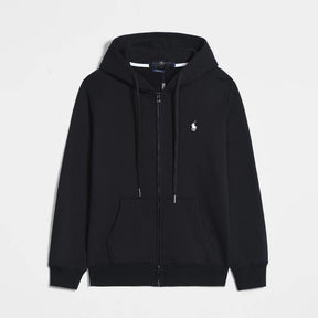 Polo Ralph Lauren Hoodie Black with Black Lace 2